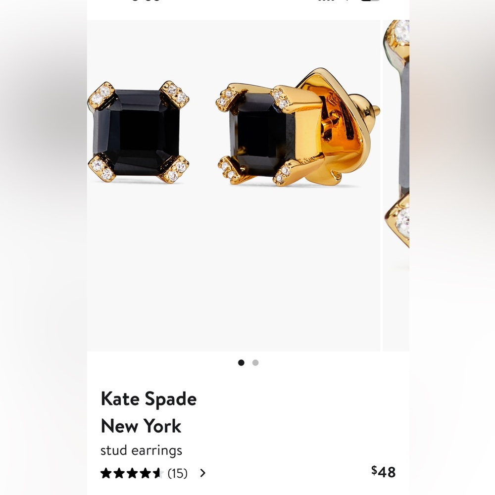 Kate Spade stud earrings, new